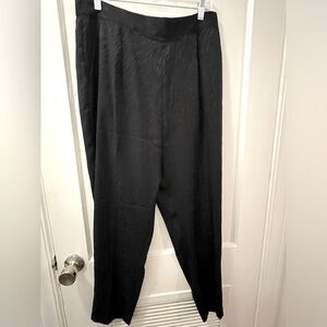 Leith Thin See Thru Black Pants